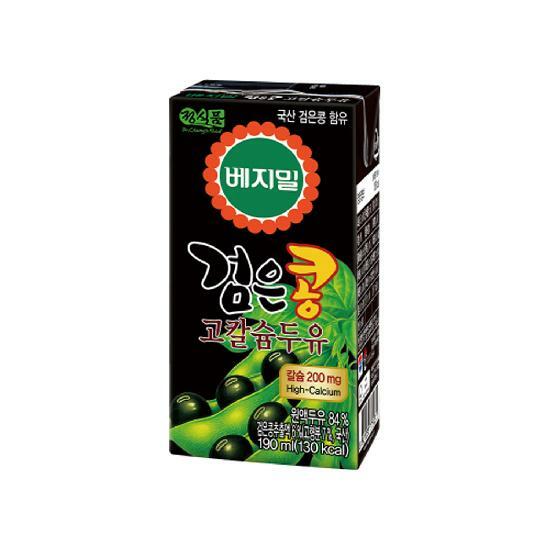 베지밀 검은콩 두유 고칼슘 190mlx80팩