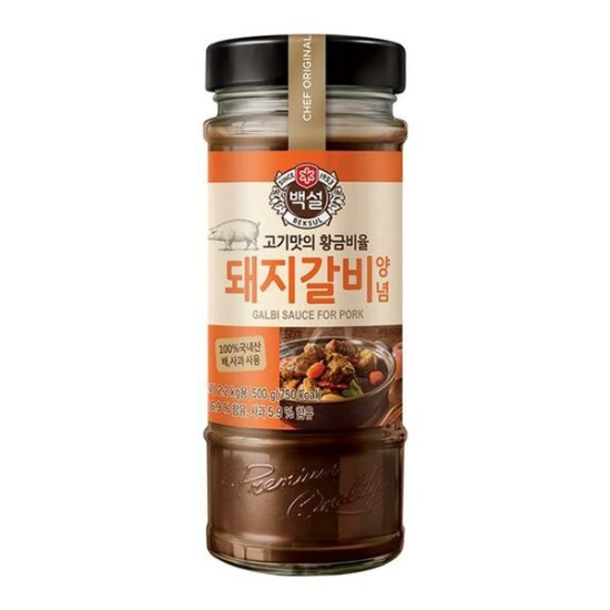 (신세계센텀점)CJ 백설 돼지갈비양념 500g