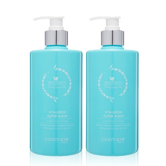 히아루론 수퍼 아쿠아 폼클렌징 500ml 2개
