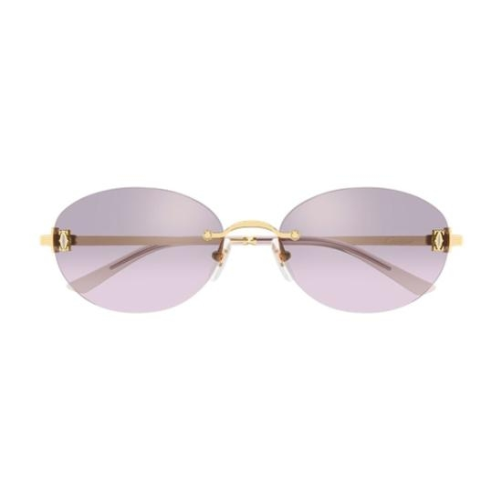 [해외배송] 26FW 까르띠에 선글라스 CT0642SA003 GOLD GOLD PINK 54