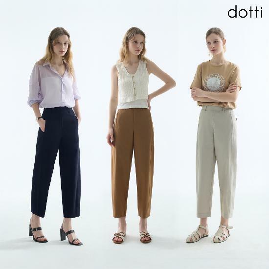 [삼성카드5%할인][26SS최신상] 도티 썸머 배럴 9부 팬츠 여성3종(D6R9W) 5