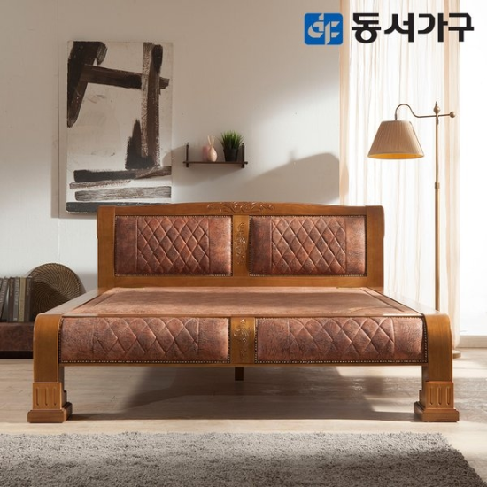 M 리더스 엔틱 고급 원목 황토볼 퀸 Q 흙침대 DF635859