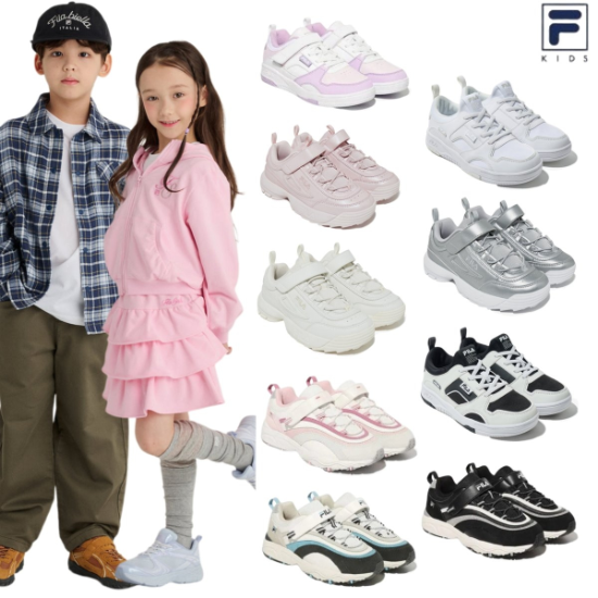 (신세계센텀점) 단독 할인/ 휠라키즈 추석맞이 신고벗기 편한 가벼운 인기운동화 15종 특가할인전 !!