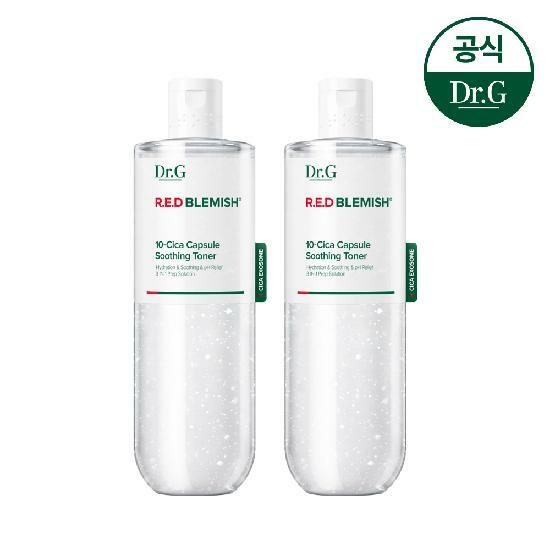 닥터지 NEW 레드 블레미쉬 10-시카 캡슐 수딩 토너 300ml 1+1