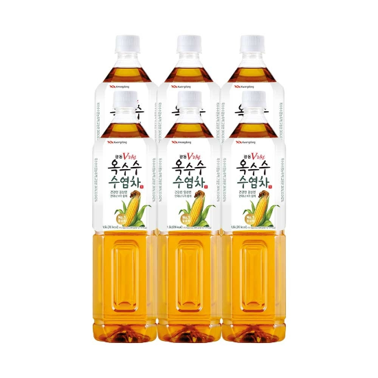 광동 옥수수수염차 1.5L 6입 (유/무 라벨 랜덤 발송)