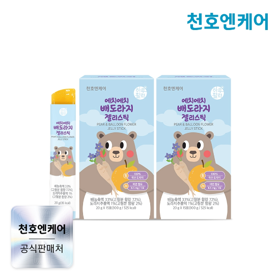 에치에치 배도라지 젤리스틱 20g x 15포 2박스
