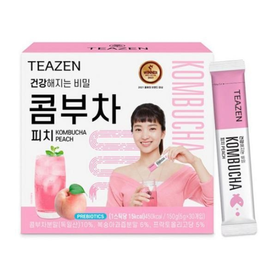 아트박스/오피스큐 티젠 콤부차 피치맛 5gx30T