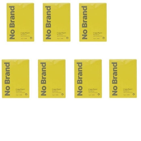 [(주)셀러허브][노브랜드] 노 브랜드 A4복사용지A4 75g 500매x7 총 3500매 Nobrand