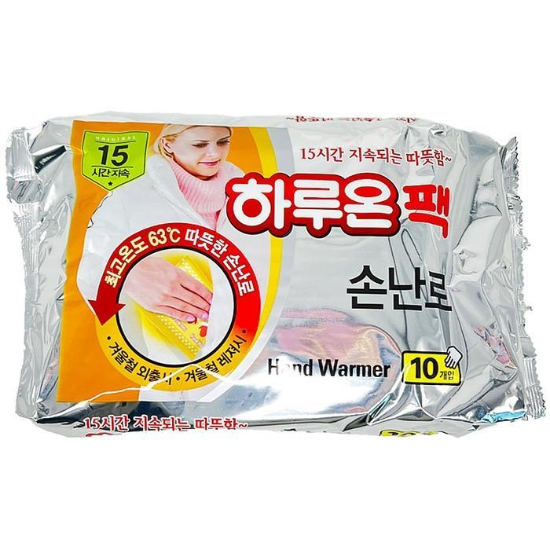 51138627-하루온팩 손난로 핫팩 장시간 지속 대용량 휴대용 따뜻한 팩 80g, 50개