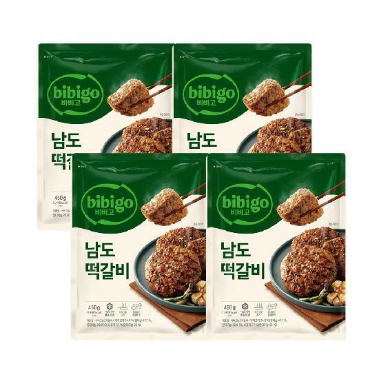 CJ 비비고 남도떡갈비450g x 4개