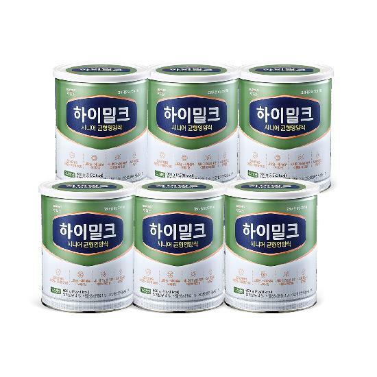 후디스 하이밀크 시니어 균형영양식 600g 6캔