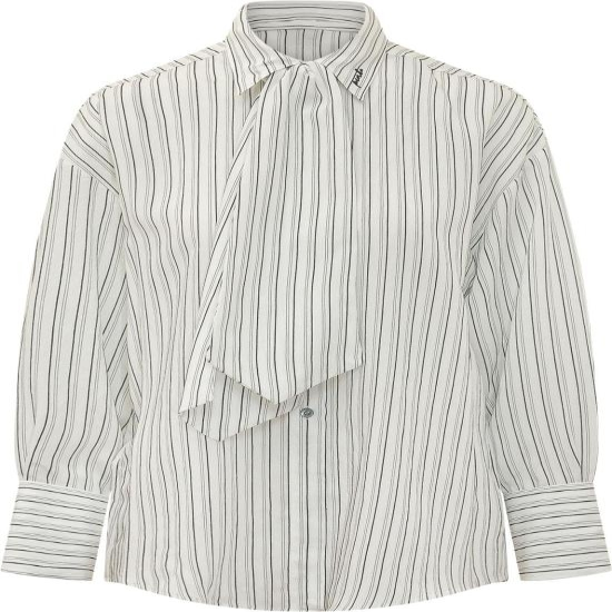 [해외배송] 26FW 핑코 블라우스 107482A33QZZ1 WHITE