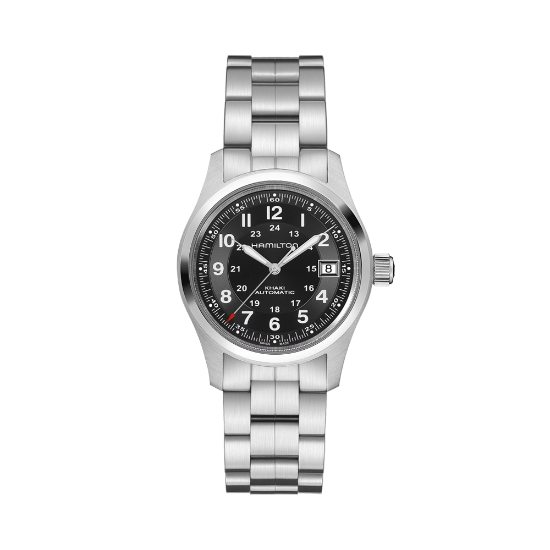 해밀턴 H70455133 카키필드 남성 메탈 오토매틱 38mm