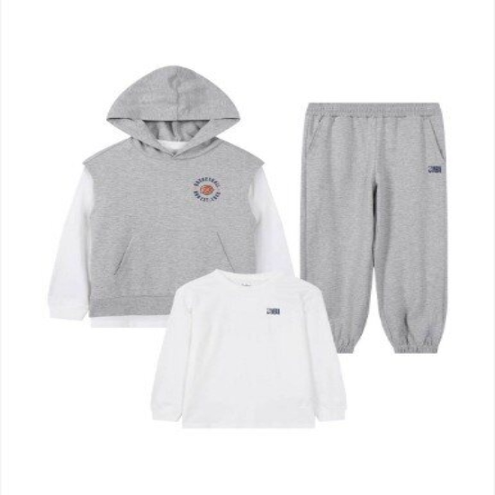 NBA키즈 베스킷볼 3PCS 후드 세트(K261ST100P11)CJ