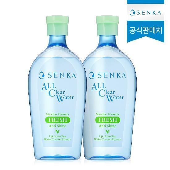 센카 올 클리어 워터 미셀라 포뮬러 프레시 400ml 2개