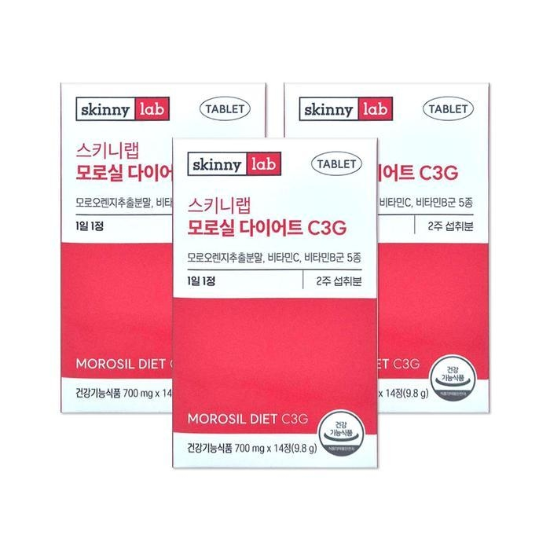스키니랩 모로실 다이어트 C3G 700mg 14정 3개/mjc