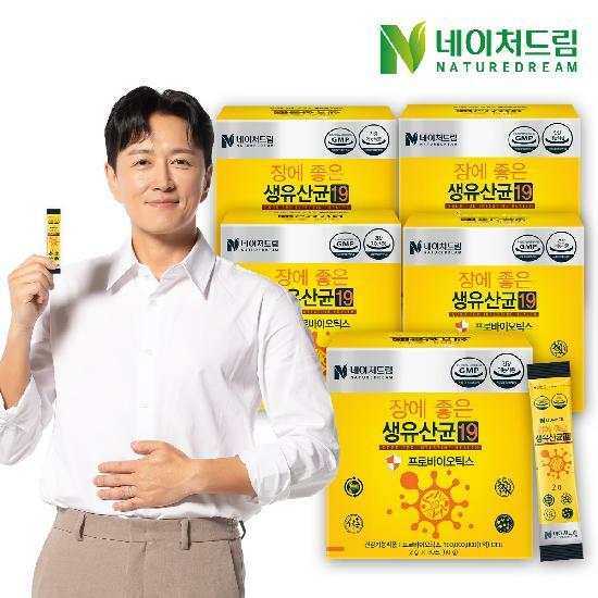네이처드림 장에 좋은 생유산균19 2g x 30포(60g) 5박스