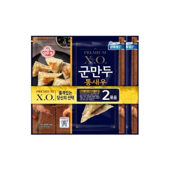 [(주)셀러허브](냉동)오뚜기나으XO통새우군만두(300gX2)XO만두