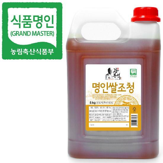 강봉석 명인쌀조청 5kg / 물엿 쌀엿 조청 강봉석조청