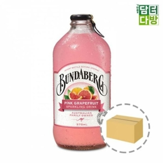 핑크 그래이프프루트 12병 분다버그 375ml 과즙탄산음20362108667501