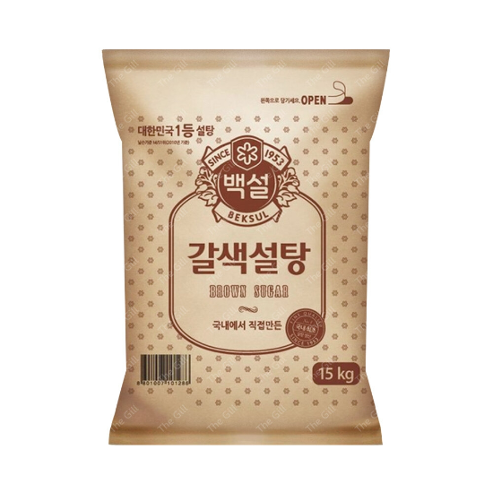 CJ 백설 갈색설탕 15kg