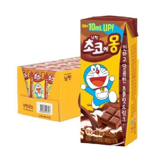 초코에몽 190ml x 24개