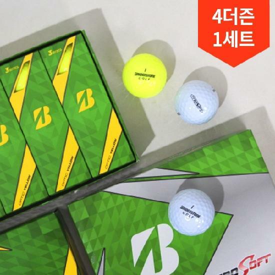 4박스 총48구/브리지스톤 트레오 소프트 골프공.