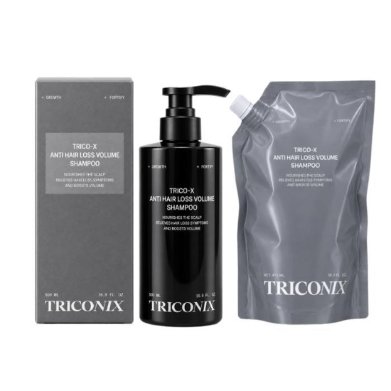 트리코닉스 트리코엑스 블랙샴푸 500ml + 리필 475ml 1세트