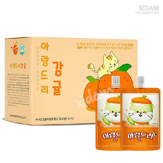 아람드리 감귤 음료(138ml*10입) x 3박스