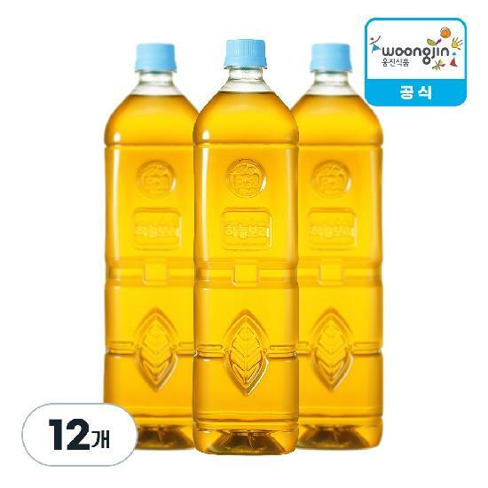 웅진식품 하늘보리 무라벨 1.5L, 12개