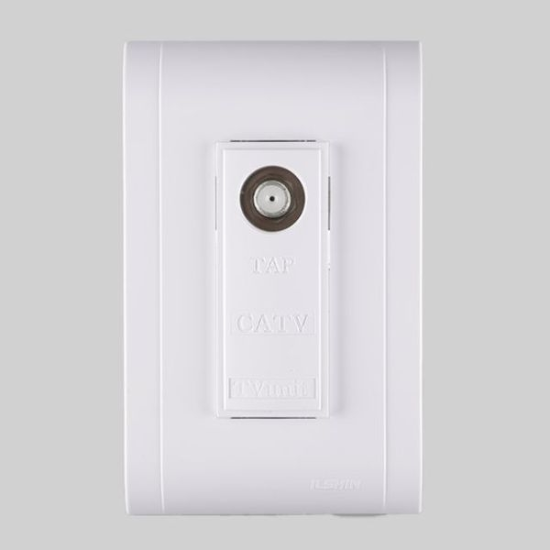 전화통신 미르 1개용 2기 8DB CATV-UNIT 75x120mm