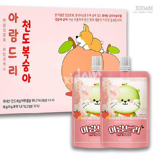 아람드리 천도복숭아 음료(138ml*10입)