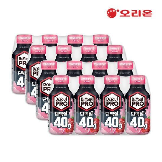 닥터유프로 단백질드링크 40g 딸기 (350ml) x 16개