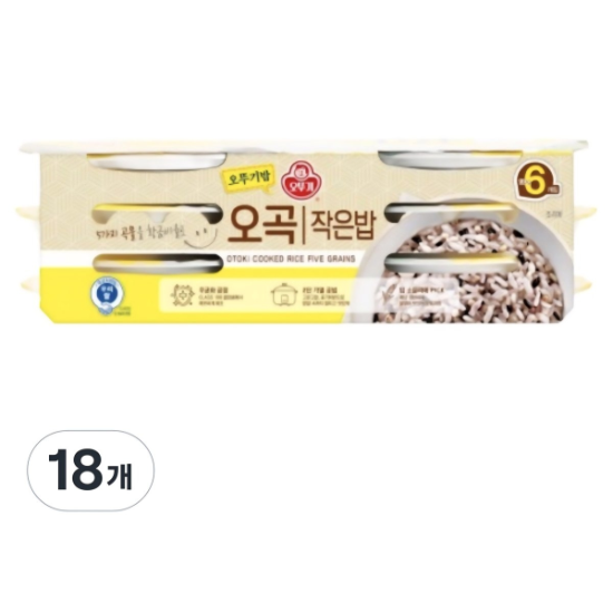 (신세계의정부점)오뚜기 오곡작은밥130gx18개