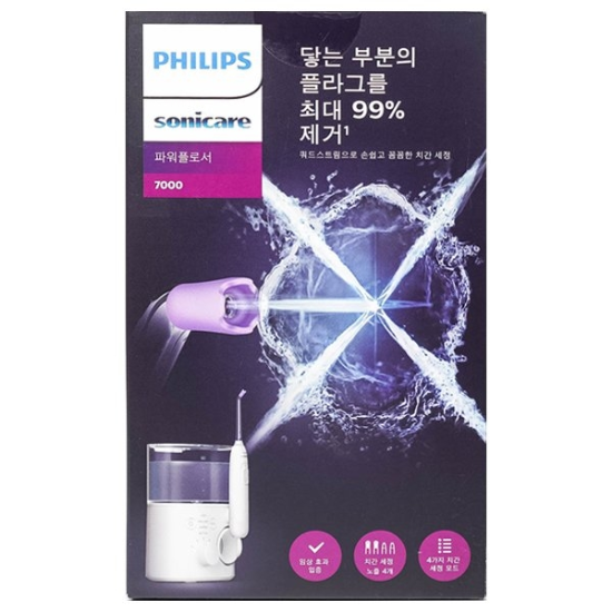 필립스 소닉케어 구강세정기 파워플로서 7000 HX3911/42 화이트
