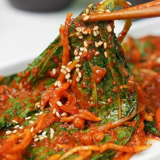 [하프클럽/사대부집곳간]비법양념 국내산 깻잎김치 500g x 2팩 총 1kg