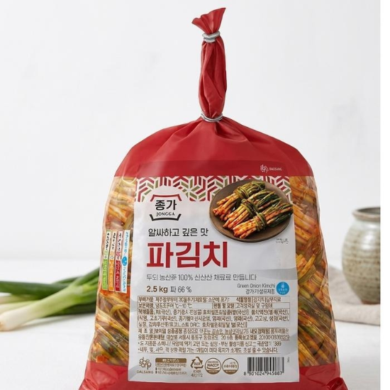 [종가집] 종가 알싸하고 깊은맛 파김치 2.5kg 별미양념 황금 비율