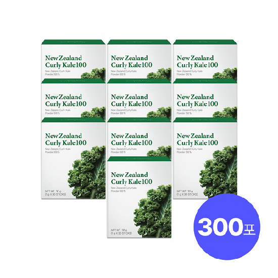 (M) [더블] 뉴질랜드 컬리케일 100 (1g * 30포) * 10박스 / 300포