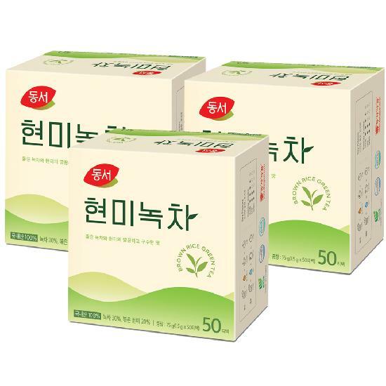 동서 현미녹차 50T x 3개