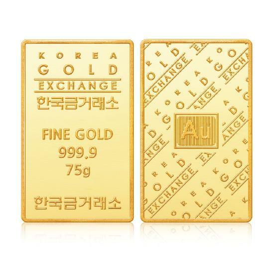 한국금거래소 24K 순금 골드바 75g