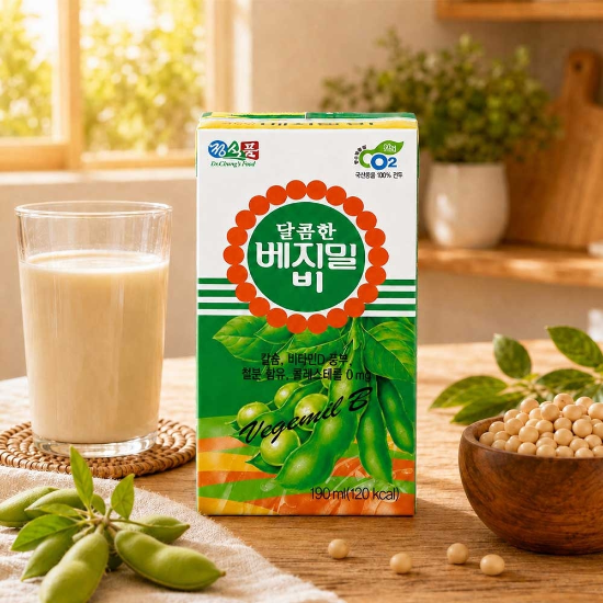 정식품 베지밀 달콤한 B 비 두유 190ml 24팩