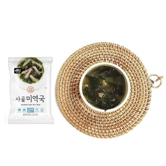 [(주)셀러허브]아영 TE 즉석국 동결건조 블럭국 사골미역 1인음식