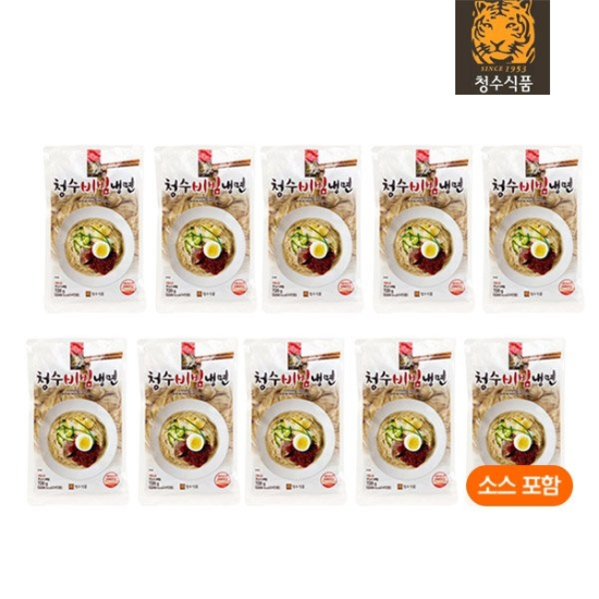 청수 프리미엄 비빔냉면 720G 10개 / 40인분