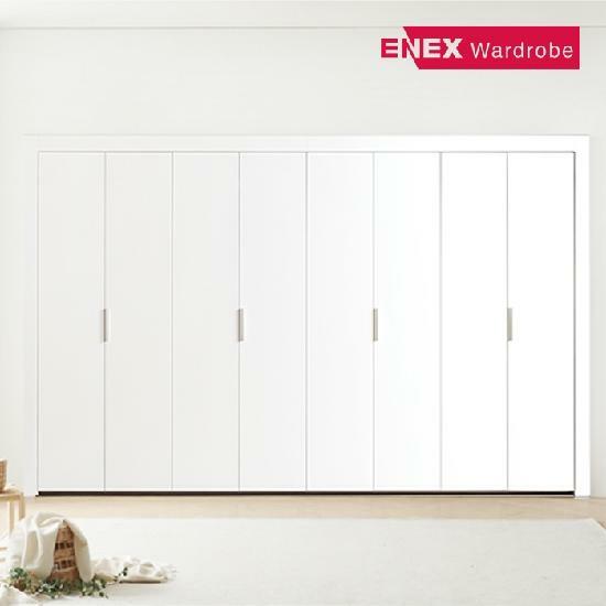 아이 올뉴 화이트 여닫이 붙박이장(실속형)-30cm