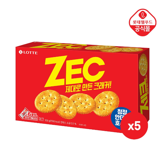 롯데 제크 오리지널 300g x 5개