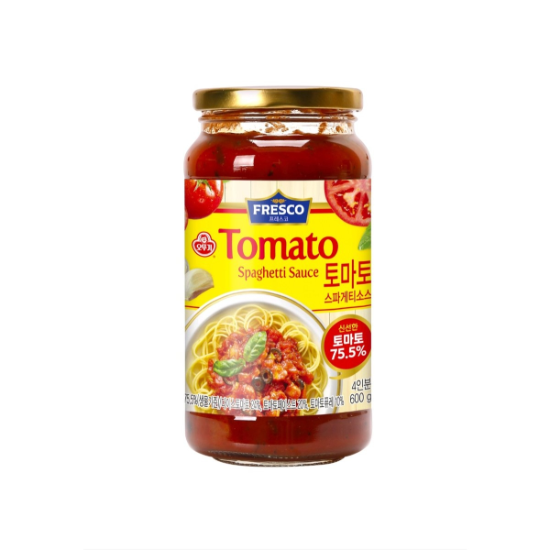 (신세계의정부점)오뚜기 프레스코 토마토 파스타소스 600g(증정스파게티면110g)1개