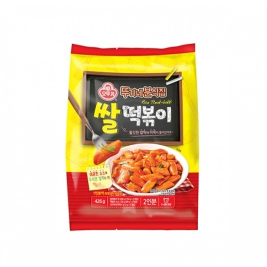 (신세계의정부점)오뚜기 뚜기네분식집 쌀떡볶이 426g (12개)