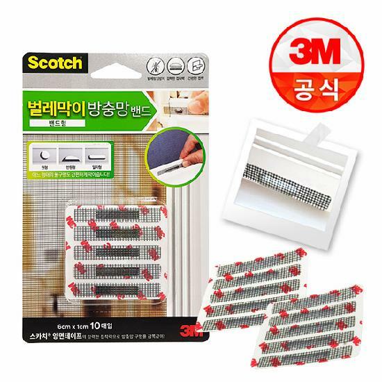 3M 방충망 벌레막이 밴드 10매입 (6cmX1cm) x3개