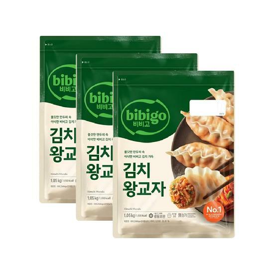 CJ제일제당 비비고 김치왕교자1.05kg x3개