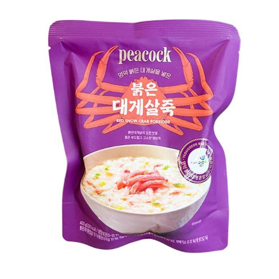 피코크 붉은 대게살죽 400g x 1개 아이스박스포장 po404456